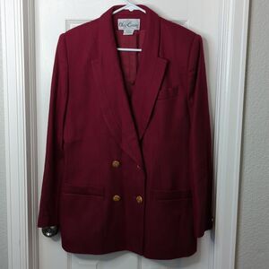 Oleg Cassini vintage wool blend blazer Size 10